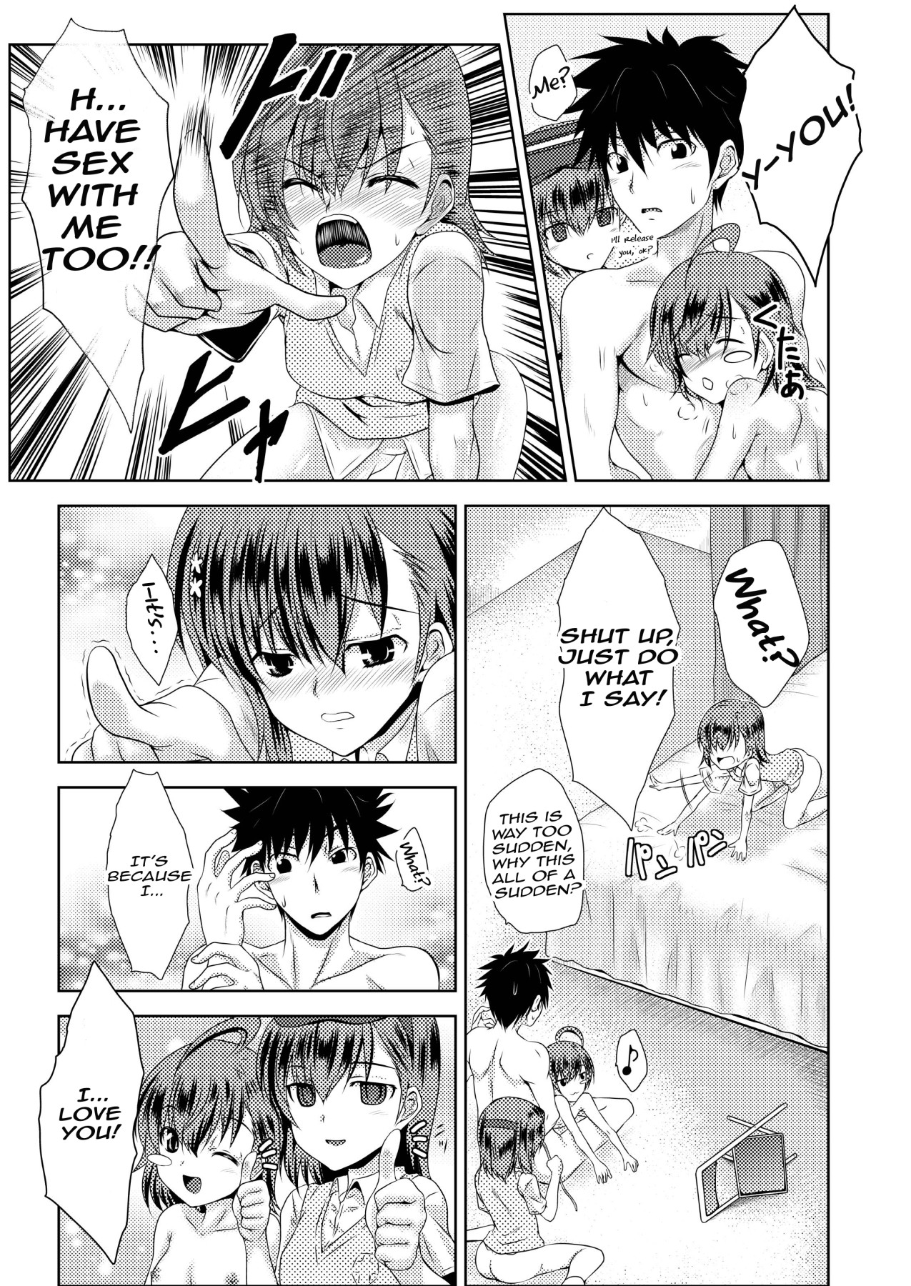 Hentai Manga Comic-Misaka x3 - To Your Honest Feelings-Read-24